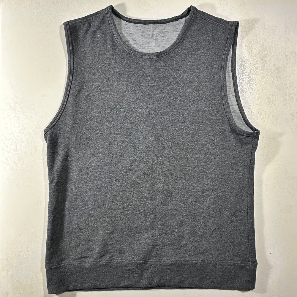 Lululemon Men City Sweat Tank Top Large, Gray